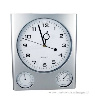 Plastikowy zegar ścienny Den Haag - 1213