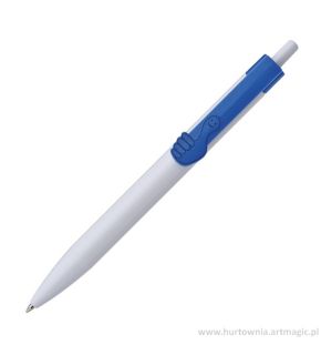Długopis plastikowy z łapką 2D - 14445mc