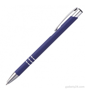 Długopis z gumowaną powierzchnią NEW JERSEY - 0555 + grawer gratis !