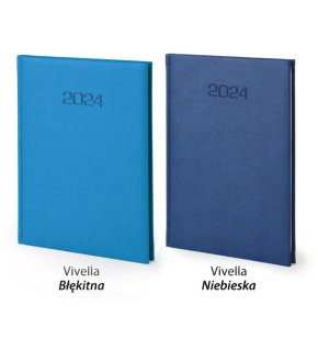 Kalendarz B5 tygodniowy Vivella Blue 2024
