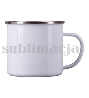 Kubek emaliowany z powłoką sublimacyjną Odis 500 ml - R08200