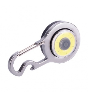 Lampka COB z karabińczykiem - R35661
