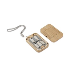 Zestaw kabli do ładowania z ładowarką indukcyjną BUMO - 09185bc